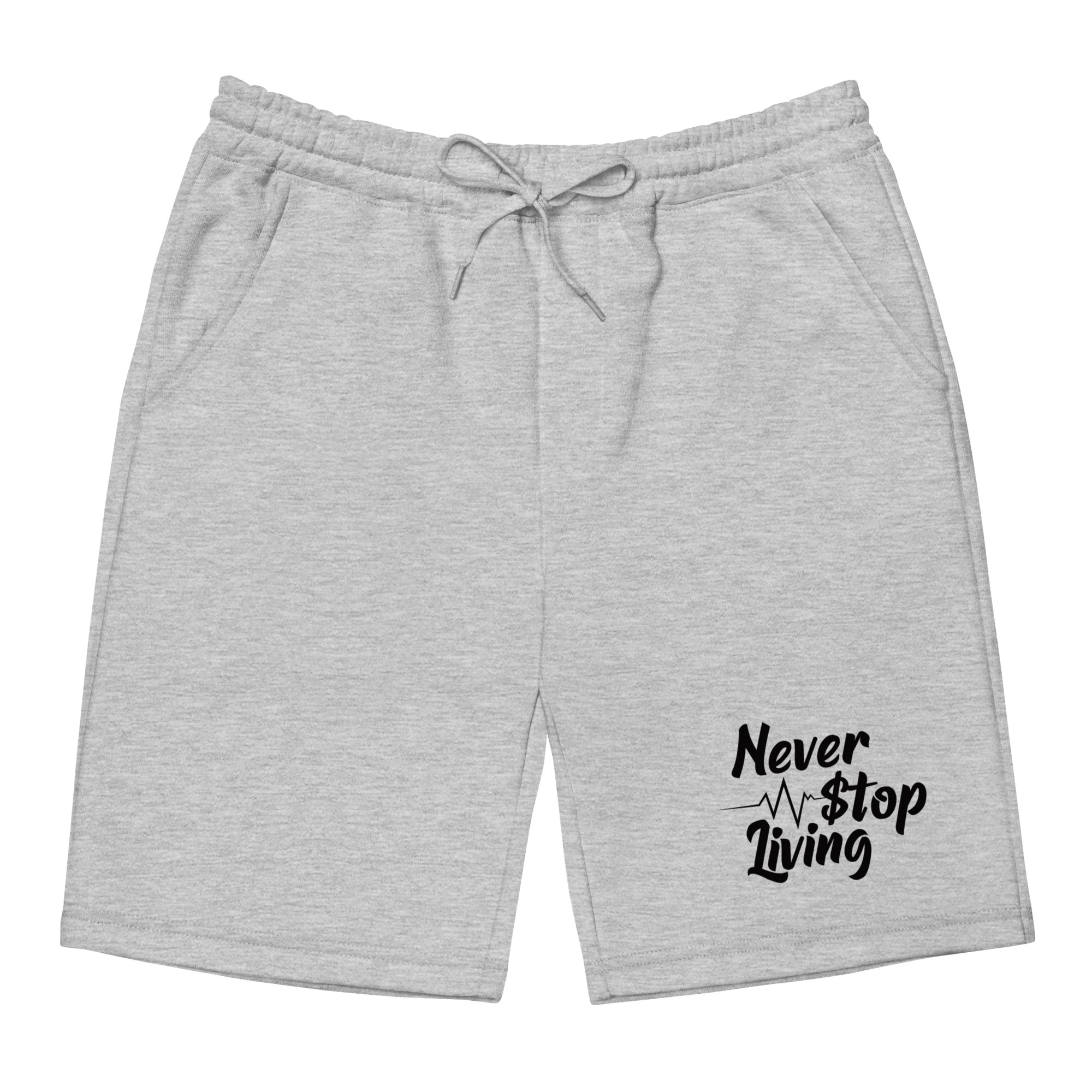 Grey “ Black Logo” Shorts