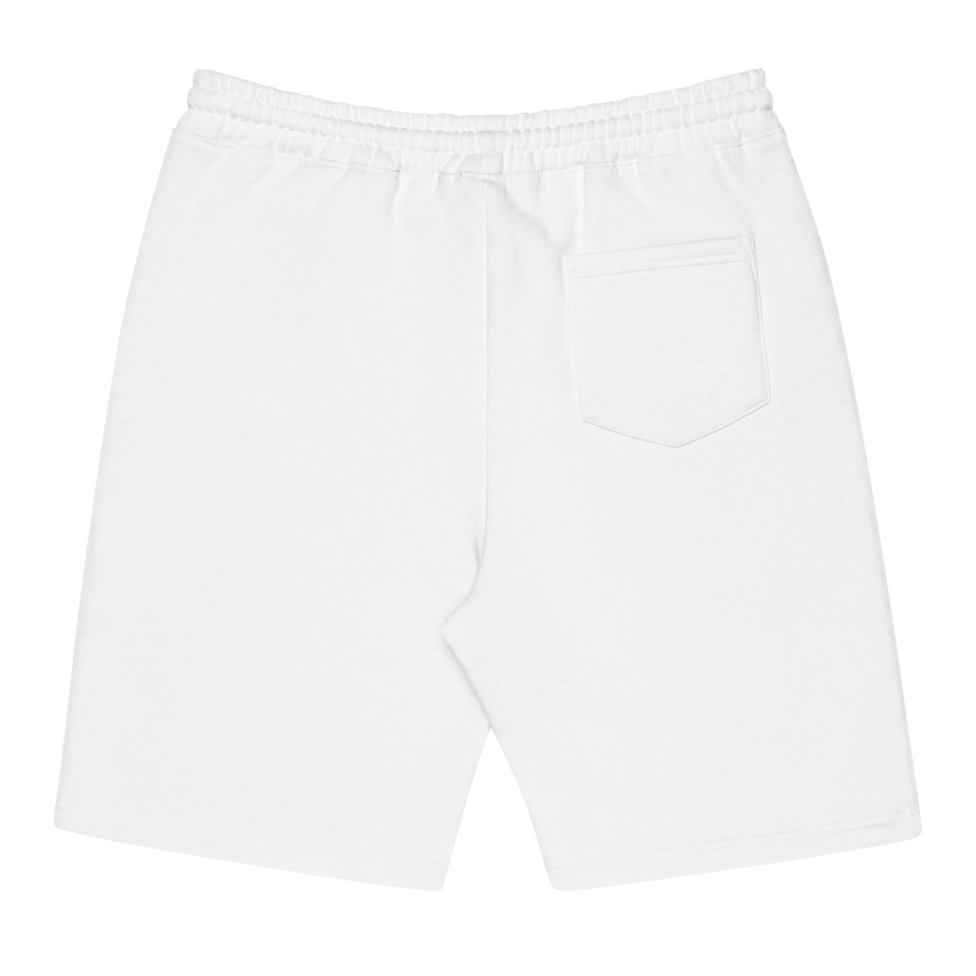 White “ Blue Logo” Shorts