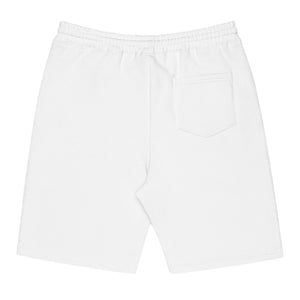 White “ Blue Logo” Shorts